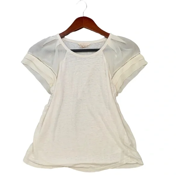 Rebecca Taylor Linen and Silk Blouse  Size S - Picture 3 of 11